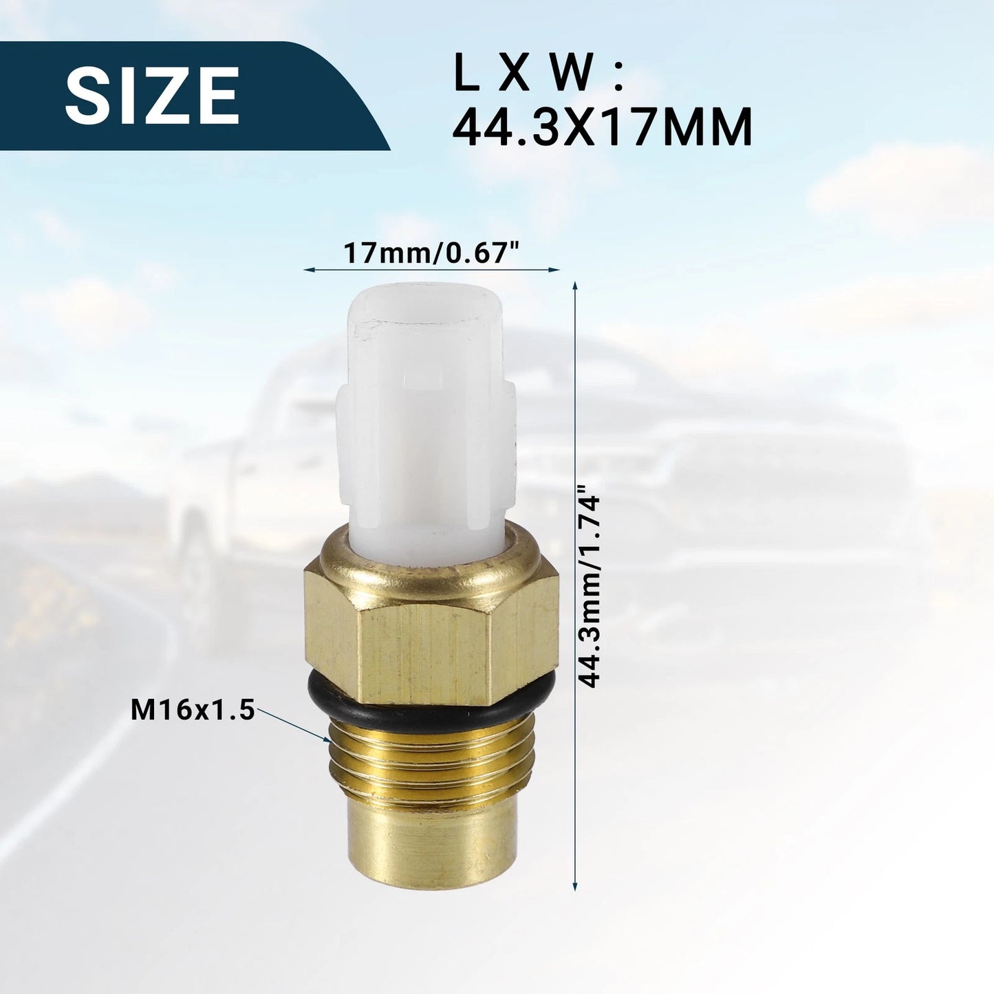Coolant Temperature Sensor for Toyota Corolla (2003-2008) Durable 1 x Water Temp Sensor