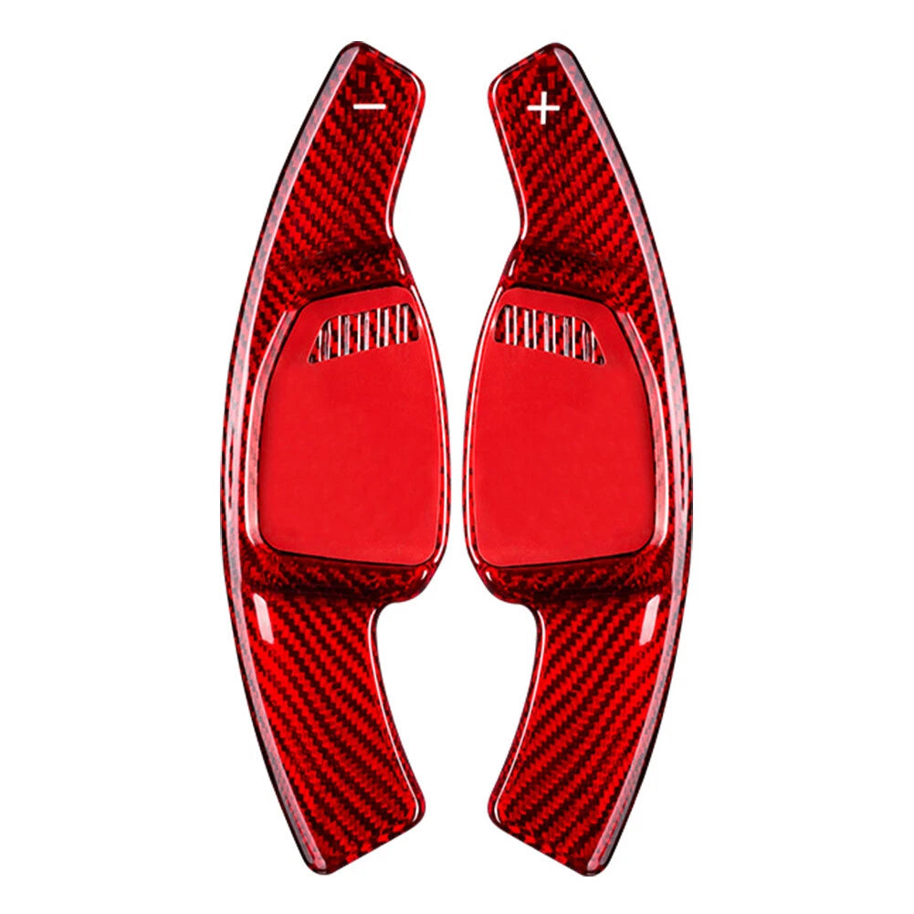 Carbon Fiber Steering Wheel Paddle Shifter Extensions for Audi RS5 (2021)
