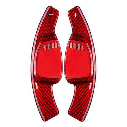 Carbon Fiber Steering Wheel Paddle Shifter Extensions for Audi RS5 (2021)