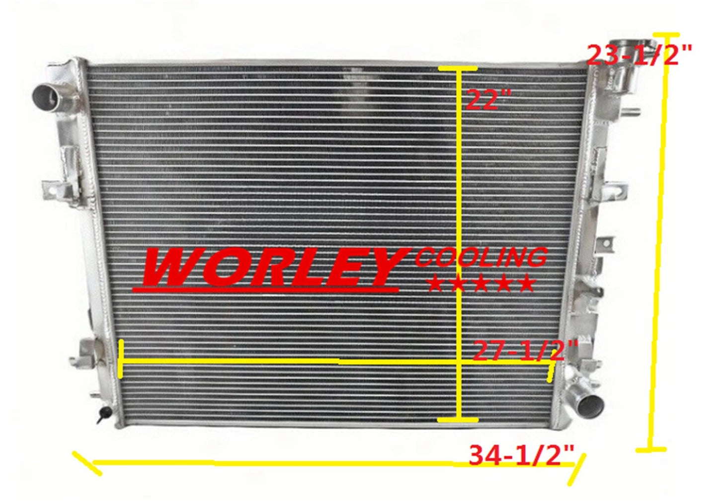 3 Row Aluminum Radiator for Dodge RAM 1500/2500/3500 (2009-2021)