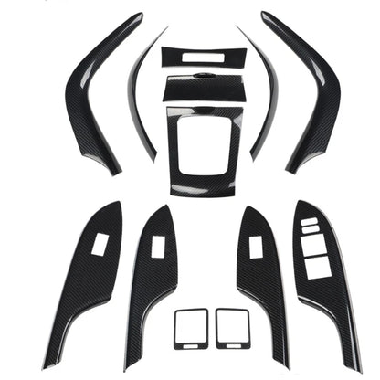 13pcs Carbon fiber Car interior Cover Trim for Toyota Corolla (2007–2013)