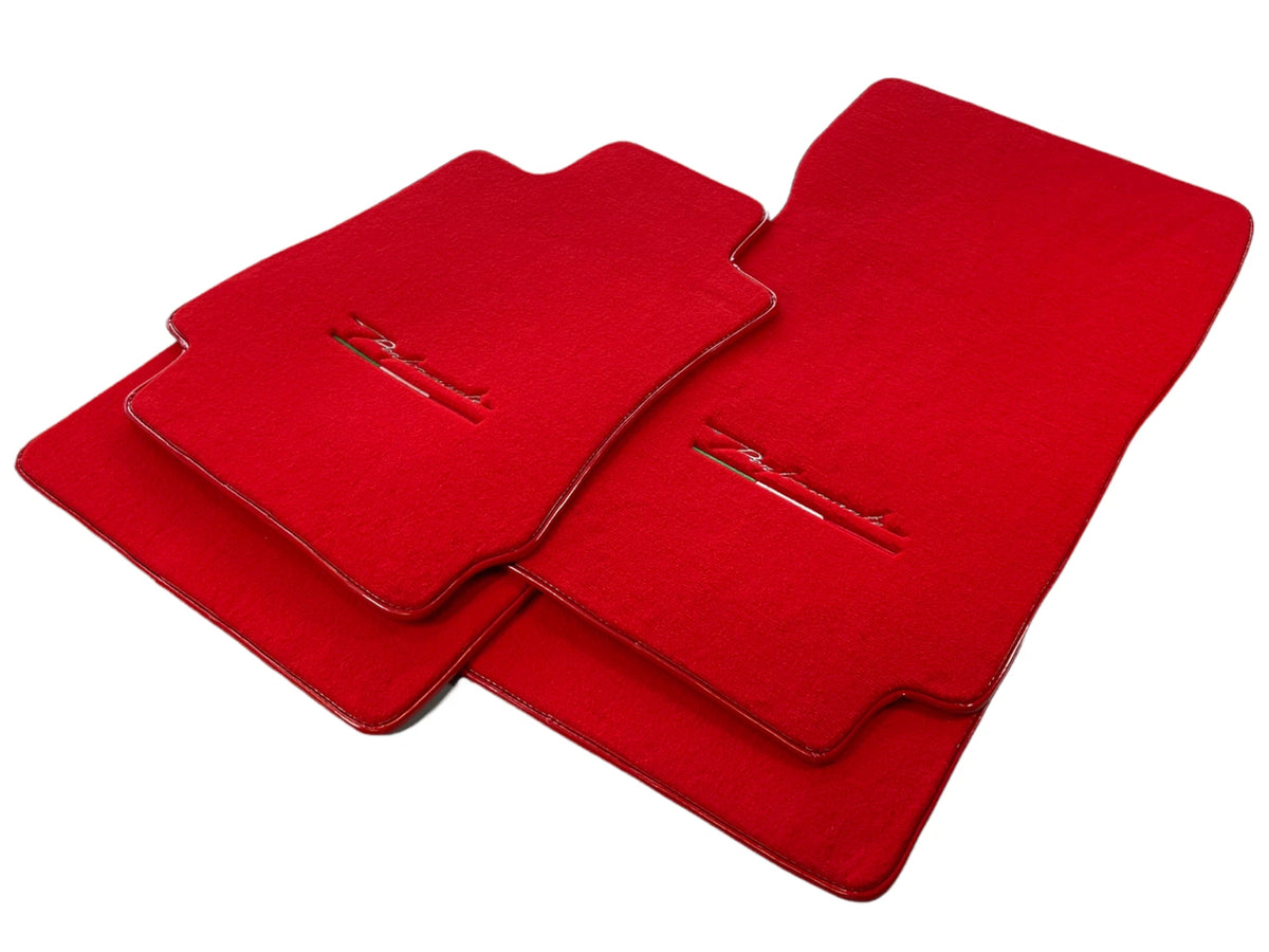 Tailored Carpet Floor Mats for Alfa Romeo Stelvio (2017-2022) - 2 x Red
