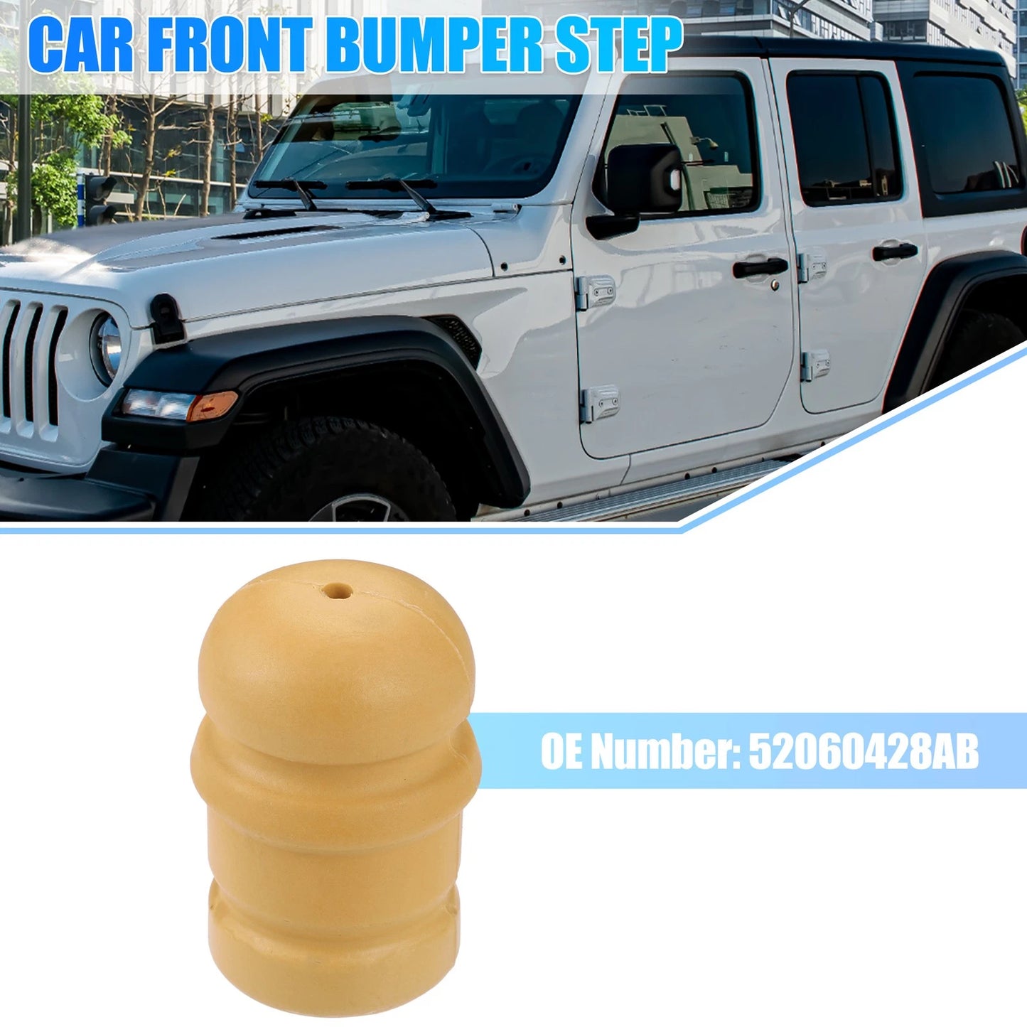 Front Bumper Step for Jeep Wrangler (2007-2018)