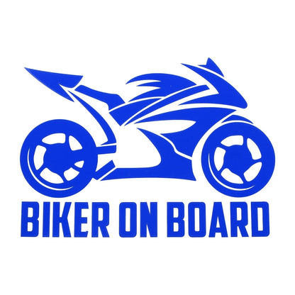 Reflective Bumper Decal Reflective Blue Square Hollow Motorcycle Pattern