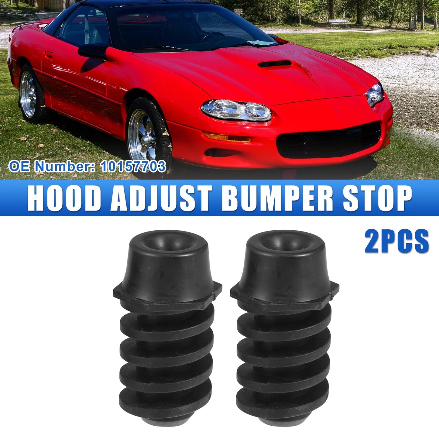Front Hood Adjust Bumper Stop 2 x for Buick Regal (2011–2017)