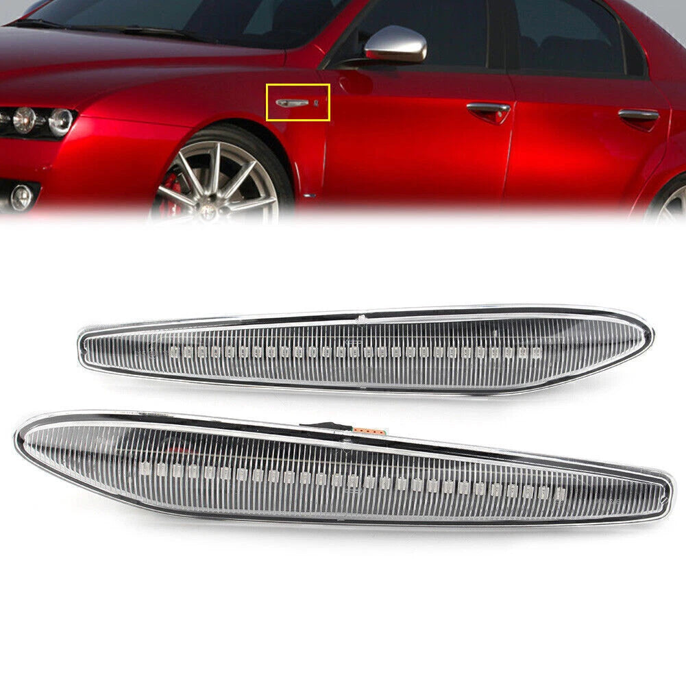 Dynamic LED Sequential Side Marker Lamp for Alfa Romeo 159, Brera (2006-2011)
