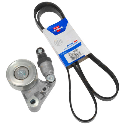 Optibelt Drive Fan Belt + Tensioner Assembly for Navara D22 (2001-2007)