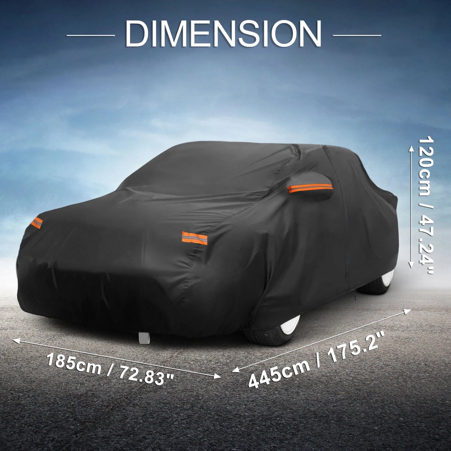 Waterproof Aluminum Film Car Cover for Toyota Supra