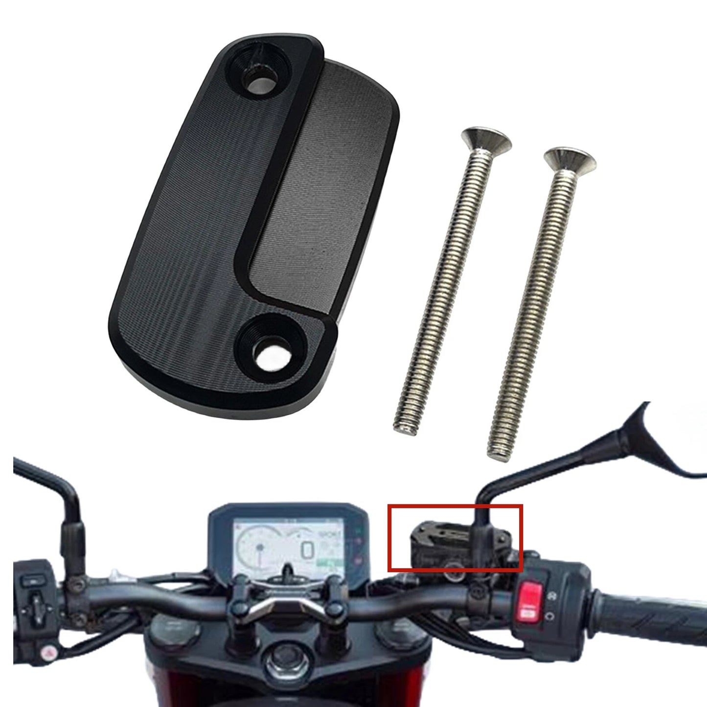 Rear Brake Fluid Reservoir Cover for Honda CB150R CB250R CB300R (2018-2023)
