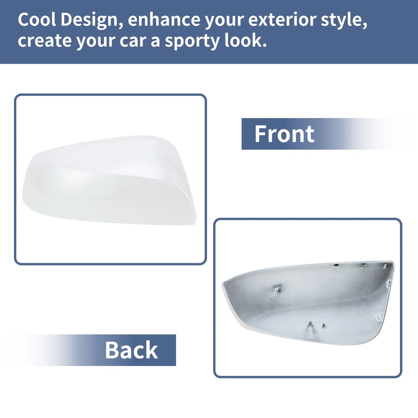 Driver Side Mirror Cover Cap for Toyota RAV4 LE (2019-2023)
