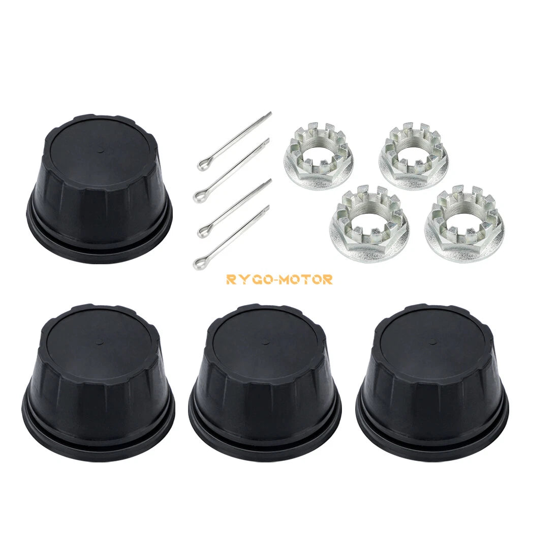 4x Wheel Center Cap Nut for Honda Rancher Foreman Rubicon
