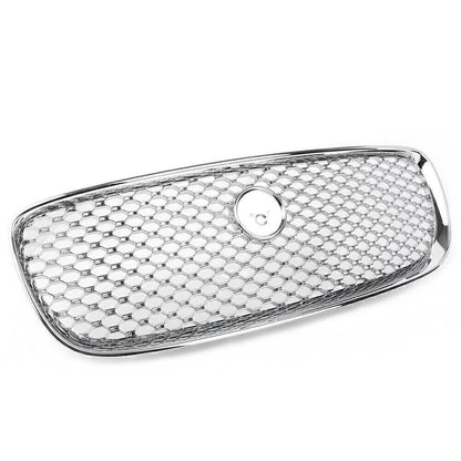 Front Upper Bumper Mesh Grille for Jaguar XF XFR (2016-2020) Chrome