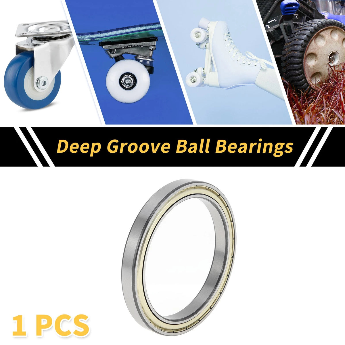 Deep Groove Ball Bearings 90x115x13mm for Scooter Skateboard Wheel
