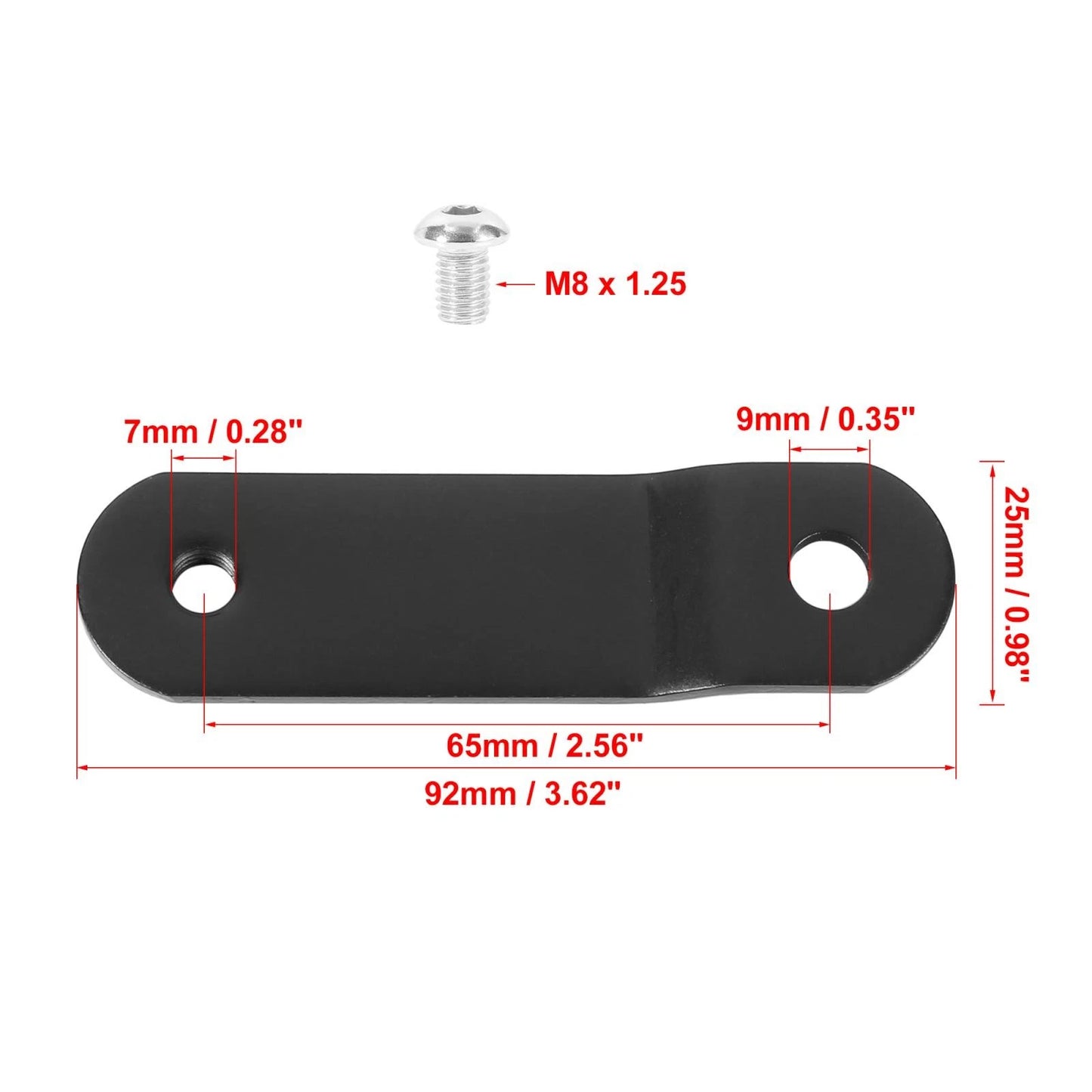 Gas Tank Rising Lift Kit Steel 2.56 Inch for Harley-Davidson Dyna