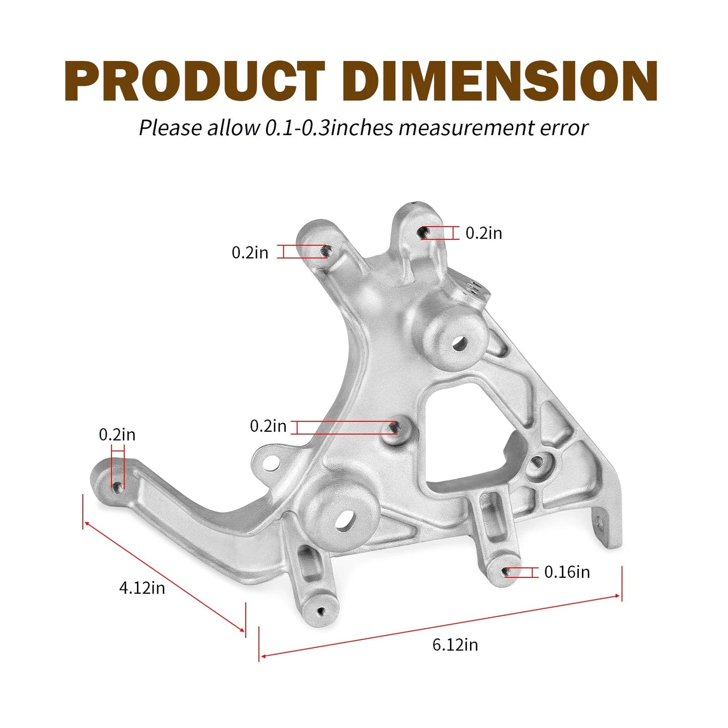 Front Fender Headlight Bracket for Yamaha Raptor 700 700R