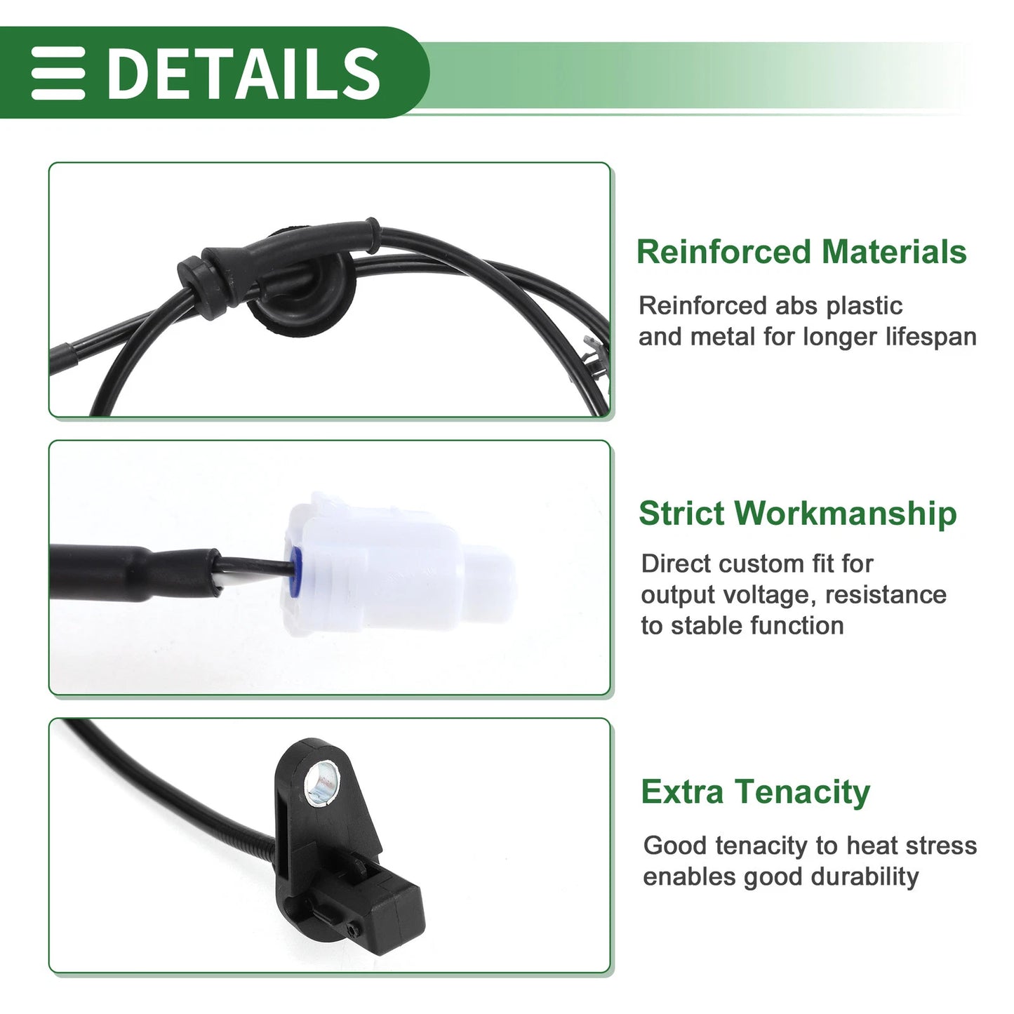 ABS Wheel Speed Sensor for Nissan Pixo, Suzuki Alto Front Right