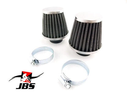 48mm Chrome Pod Air Filter Cleaners for Honda CB72 (1960-1967) -