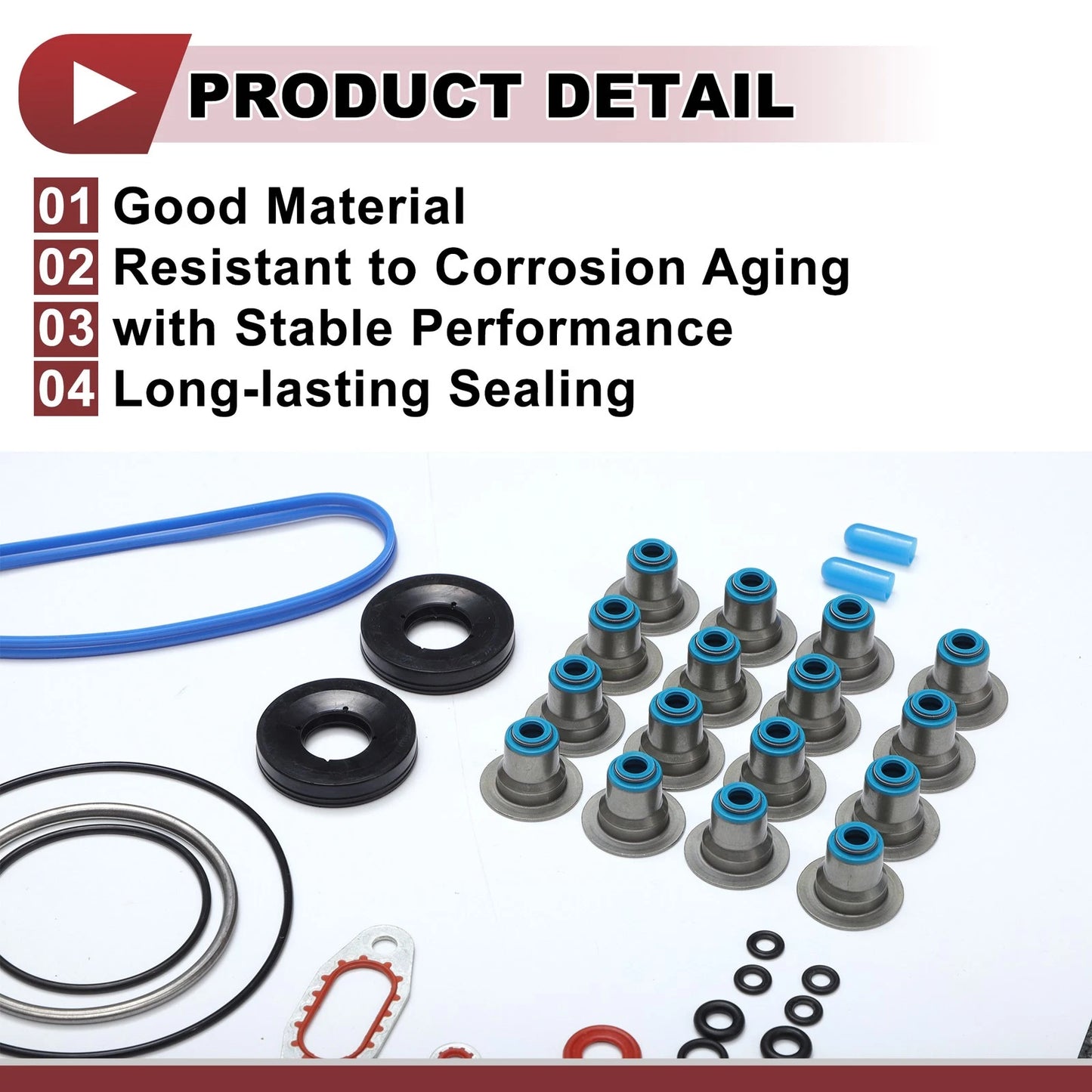 Timing Cover Gasket Kit for GMC Yukon 2002-2011 (1 Set)