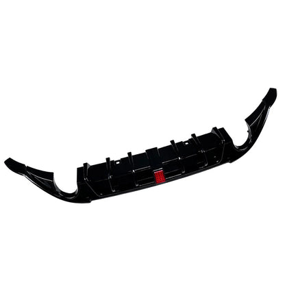 Glossy Black Rear Bumper Protector Lip for VW Golf 7 GTD (2014-2017)