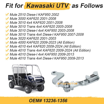 Left Brake Lever Bracket for Kawasaki Mule (2001–24)