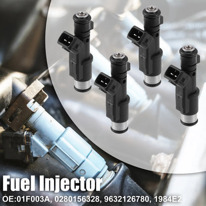 4 x Fuel Injectors for CITROEN C4 C5 C8 PEUGEOT 206 307 406 (2004-2010)