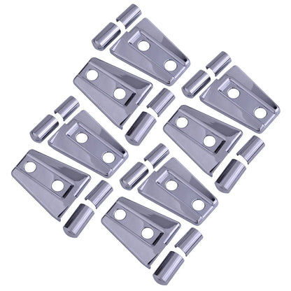 Chrome Door Hinge Cover Trim for Jeep Wrangler JK 4 Door (2007-2018)