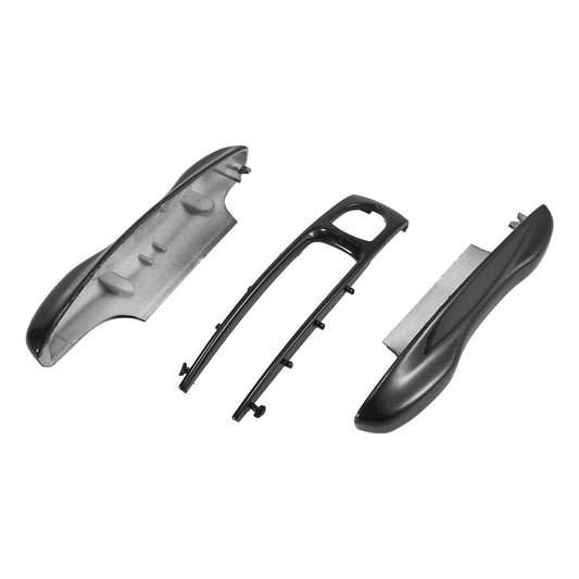 1x Black Painted Key Cover Fob Shell for Porsche Panamera Cayenne