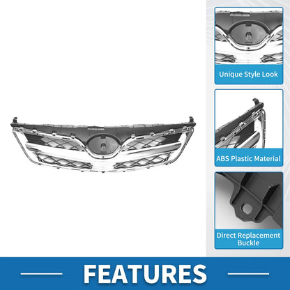 Hood Bumper Grille for Toyota Corolla (2010)