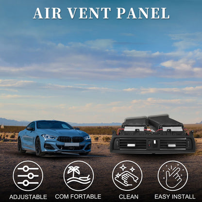 Air Vent Panel for BMW 528i 2011-2016 AC Grille Black