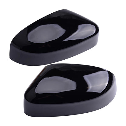 Gloss Black Side Wing Mirror Covers for Ford Focus MK3 (2012-2018)