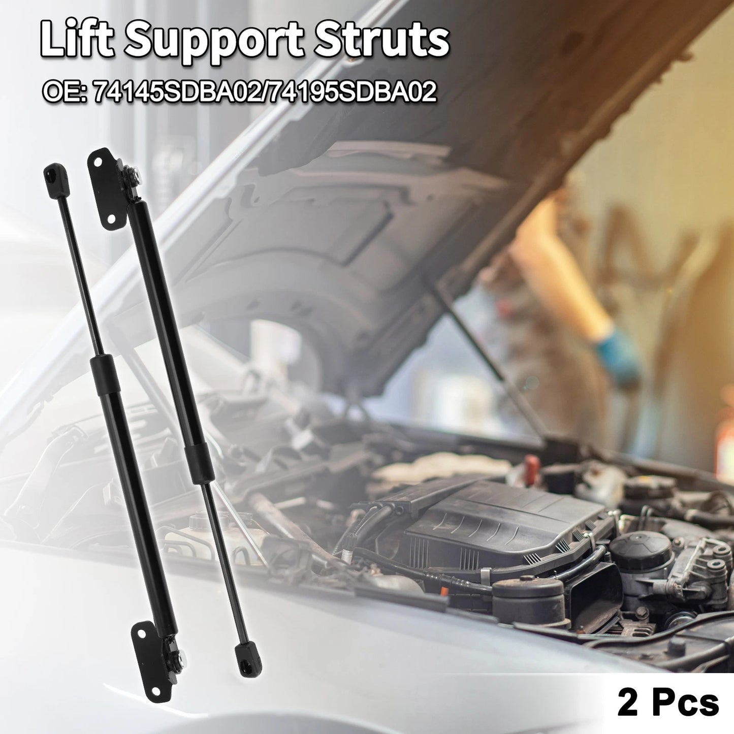 Hood Lift Supports Struts for Honda Accord (2003-2007)
