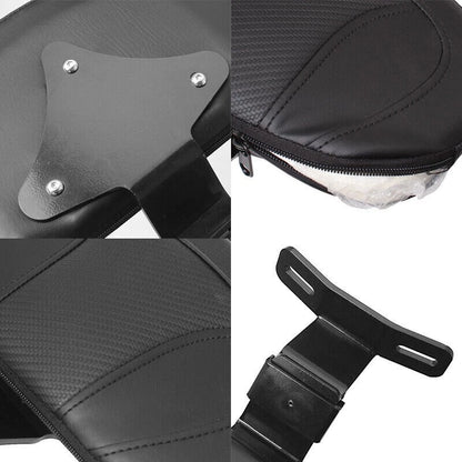 Leather Motorcycle Front Driver Backrest Pad for Harley Touring Road King (2009-2023)