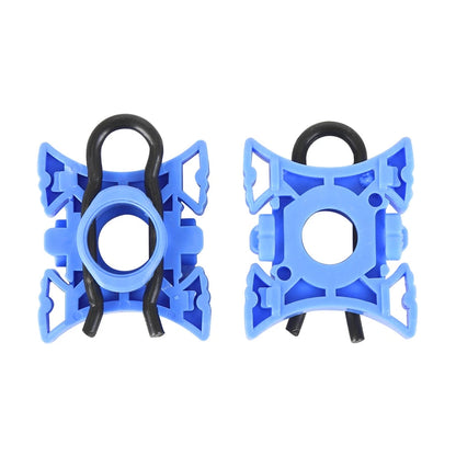 4 x 11.5mm Window Regulator Sliding Pivot Clips Blue for BMW E32 (1989-1994)