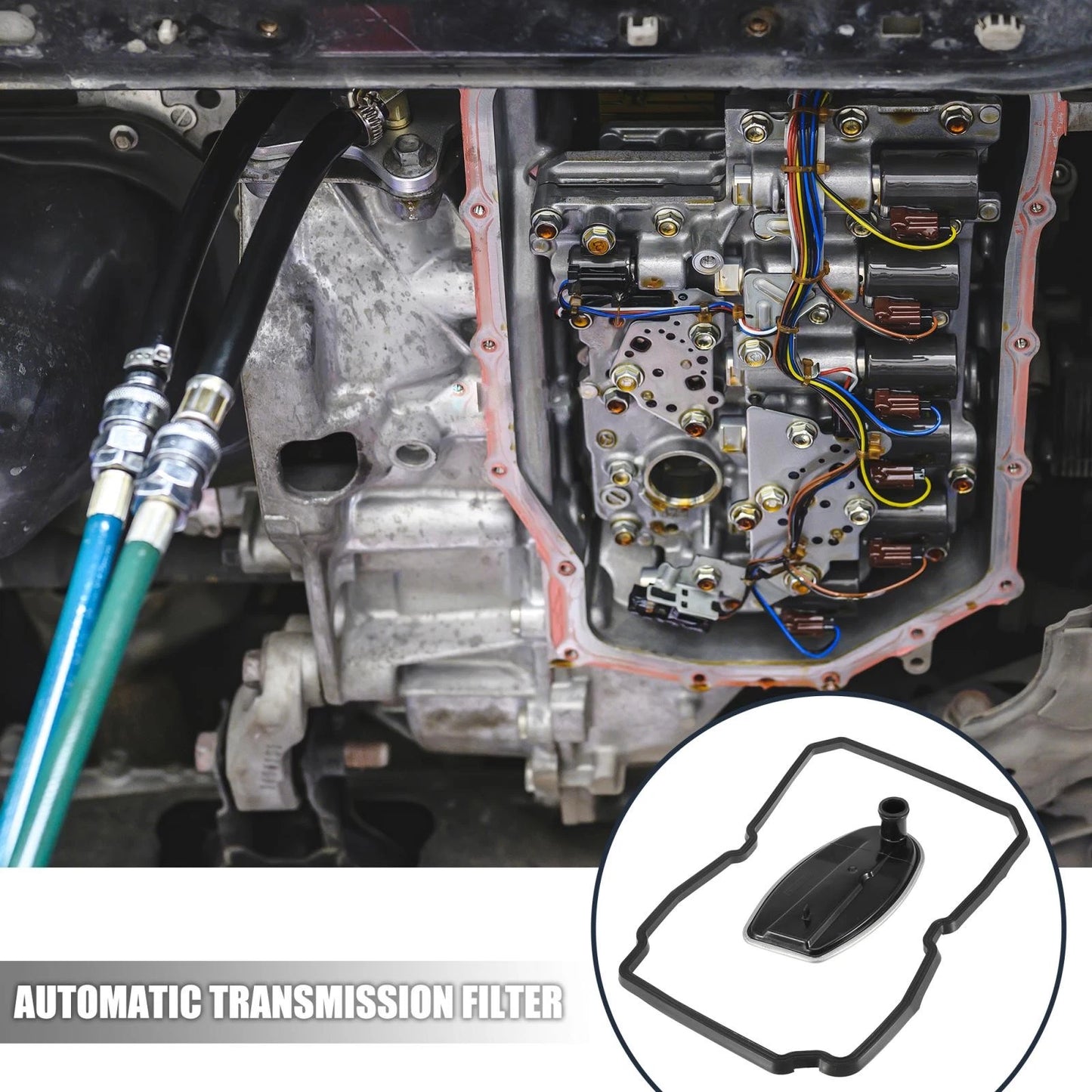 Oil Pan Gasket Kit and Automatic Transmission Filter for Dodge