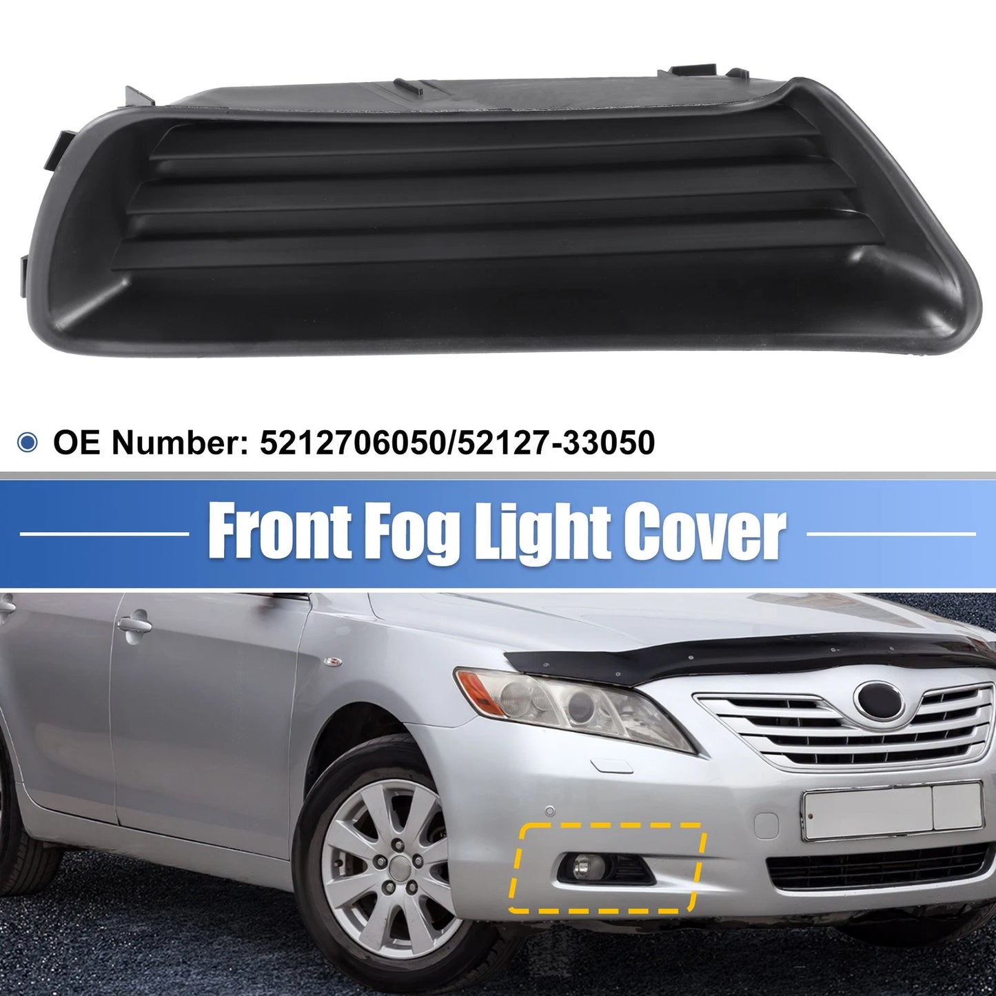 Fog Light Grille Cover Trim for Toyota Camry (2007-2011)