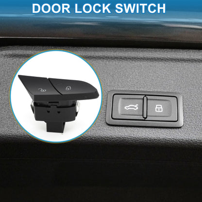 Door Lock Switch for Porsche Cayenne Panamera Black Plastic