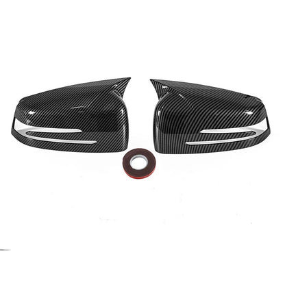 Carbon Fiber Wing Mirror Cover Caps for Mercedes Benz W204 W176 CLA250 W212 (2007-2019)