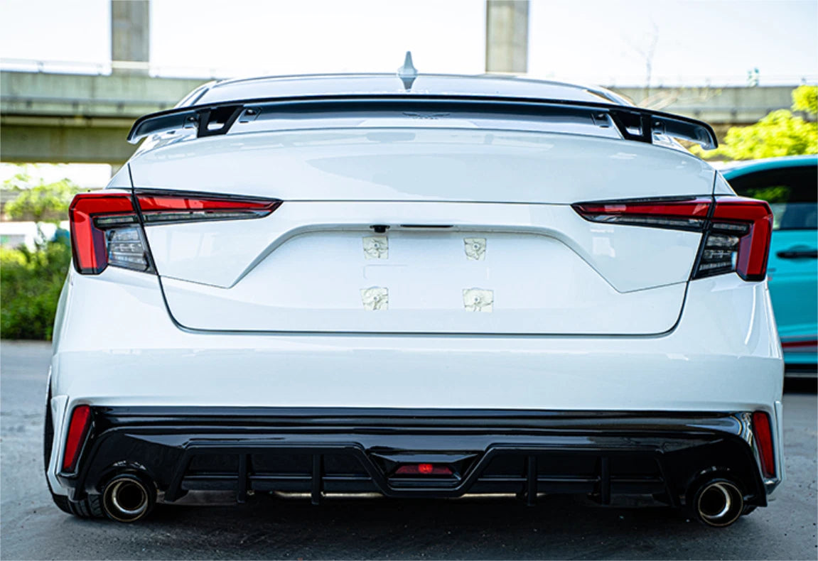 Universal Rear Wing Spoiler Glossy Black for Lexus ES350 300H Sedan