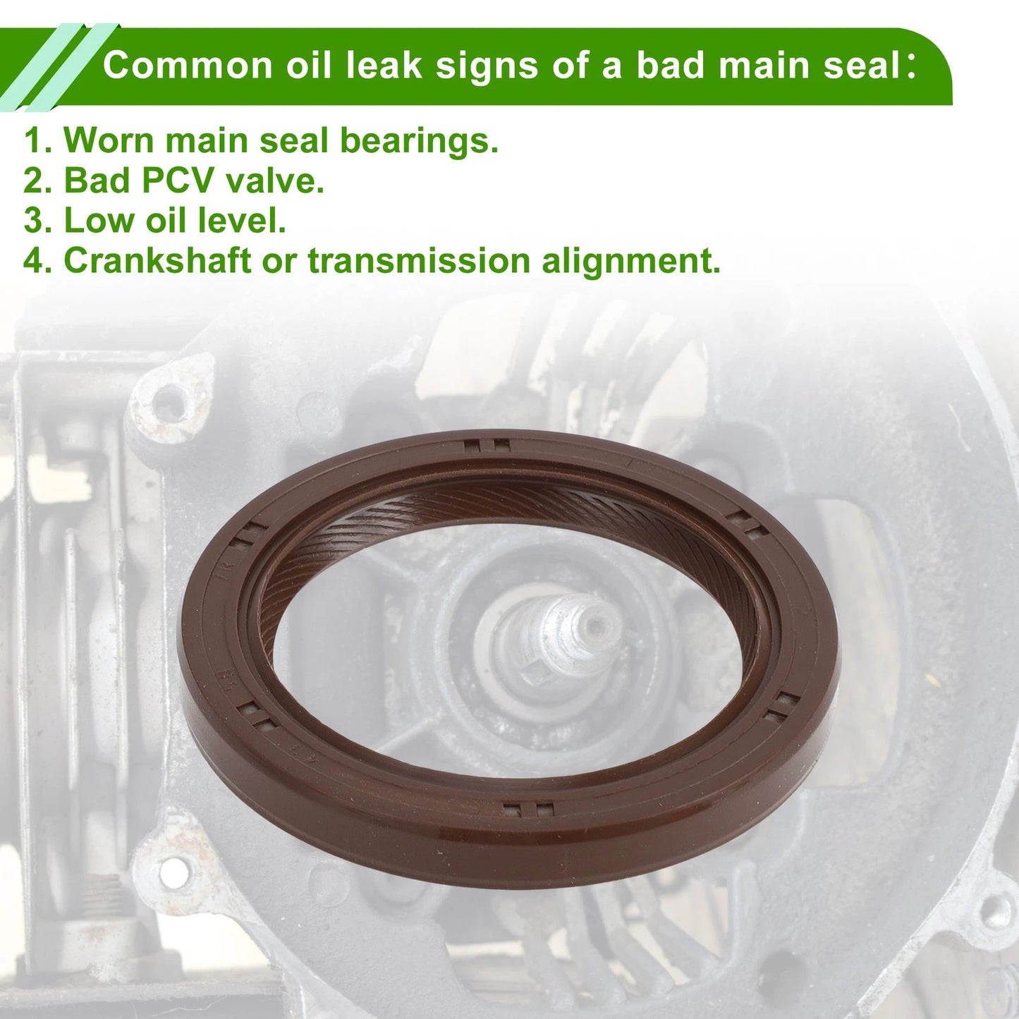 Crankshaft Oil Seal for Honda Accord CR-V Civic (2003-2011)
