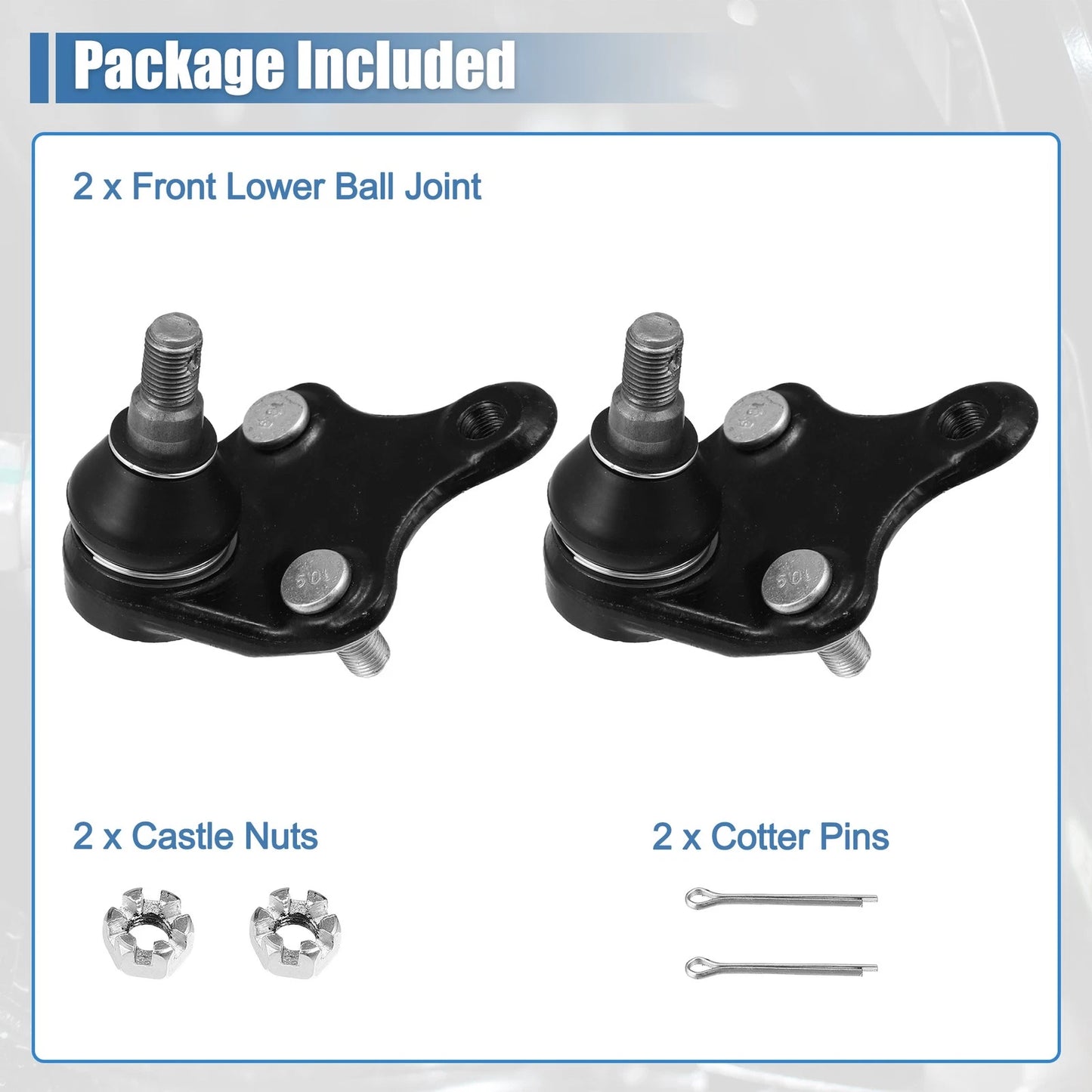 Front Outer Lower Ball Joints for Toyota RAV4 (2006-2018)