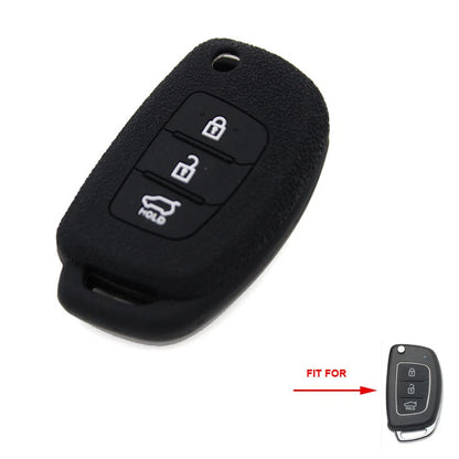 Silicone FOB Key Case Fit For Hyundai Sonata Fe Avante Sonata Santafe ix35