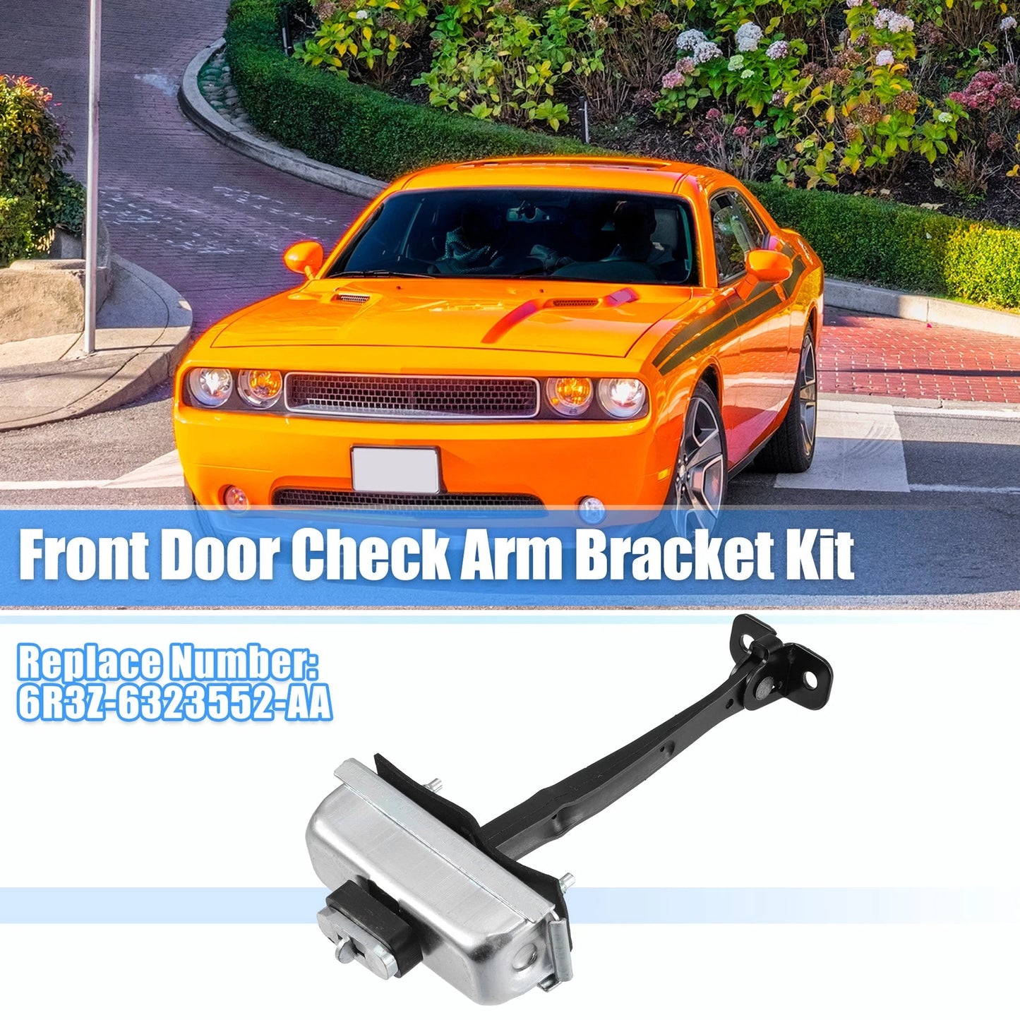 Front Door Check Strap Stop Limiter for Ford Mustang (2005-2014)