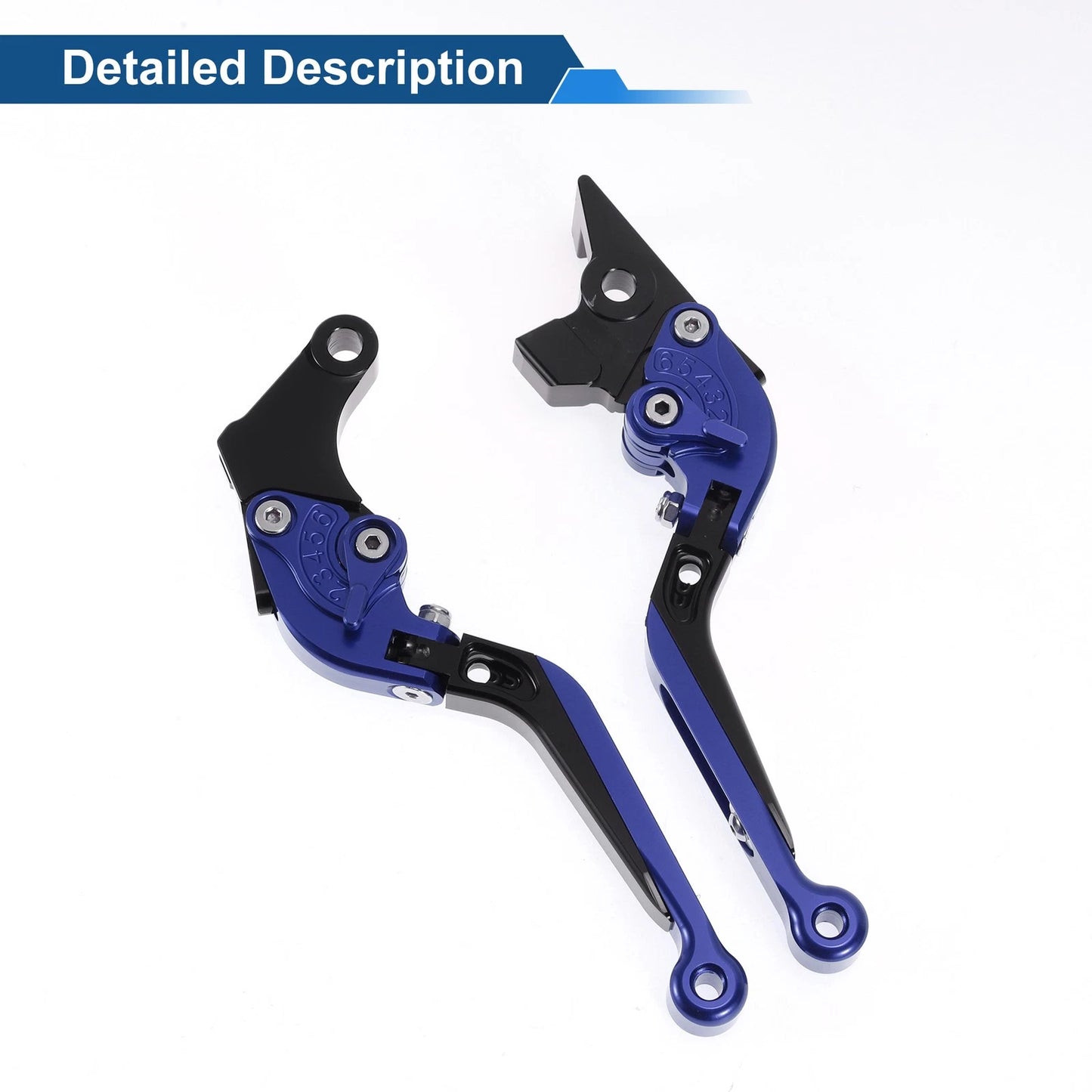 Adjustable Brake Clutch Levers for Suzuki GSXR150 (2017-2020) Blue Black