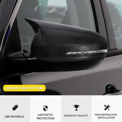 Carbon Fiber Look Rear View Side Mirror Covers for Kia Optima (2011-2015)