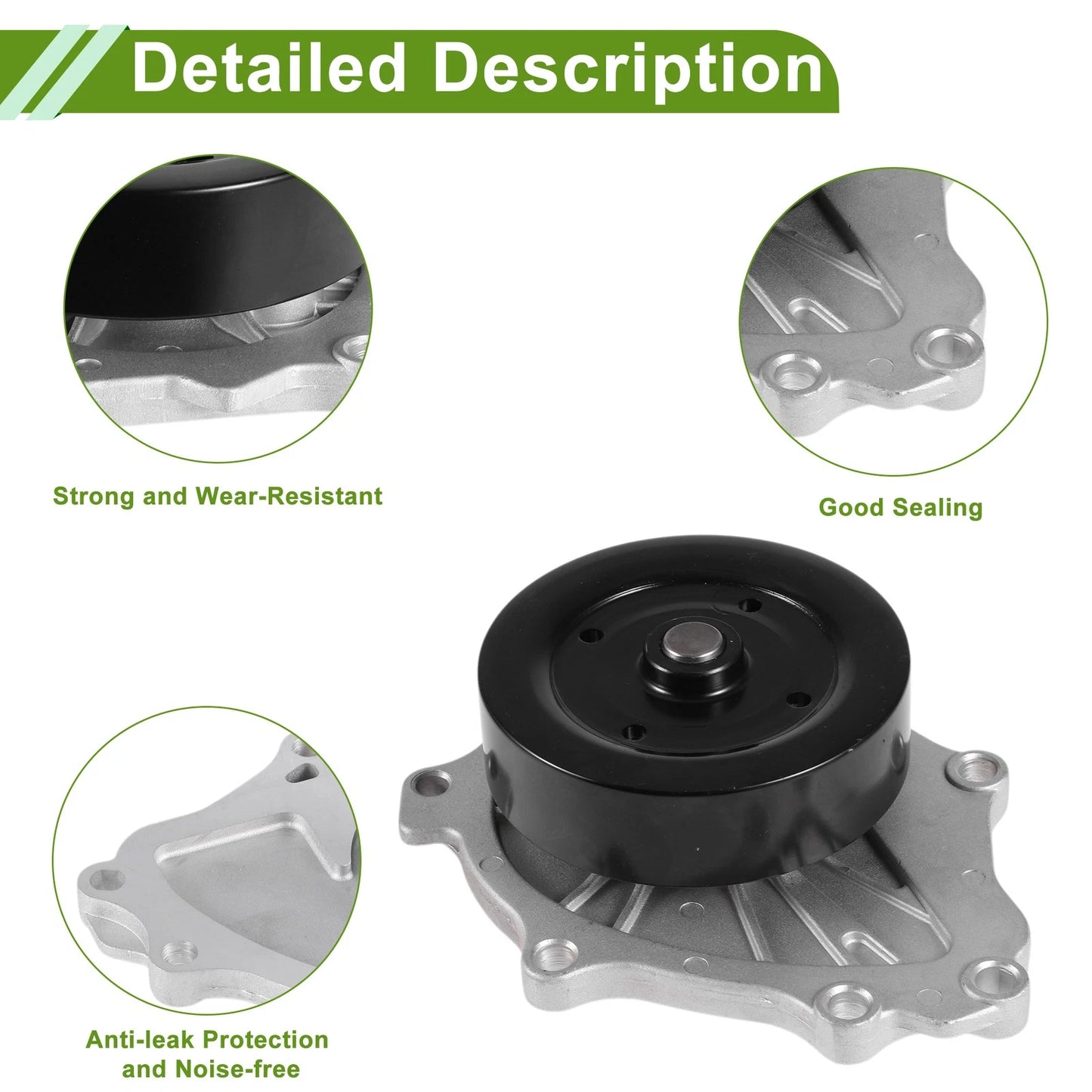 Engine Water Pump / Cooling Water Pump for Toyota Corolla (2005–2014)