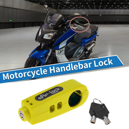 Handlebar Lock Universal Scooter Bike Throttle Grip Yellow for Motorcycle