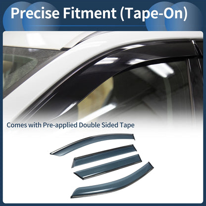 Window Deflectors 1 Set for Toyota bZ4X (2023–2024)