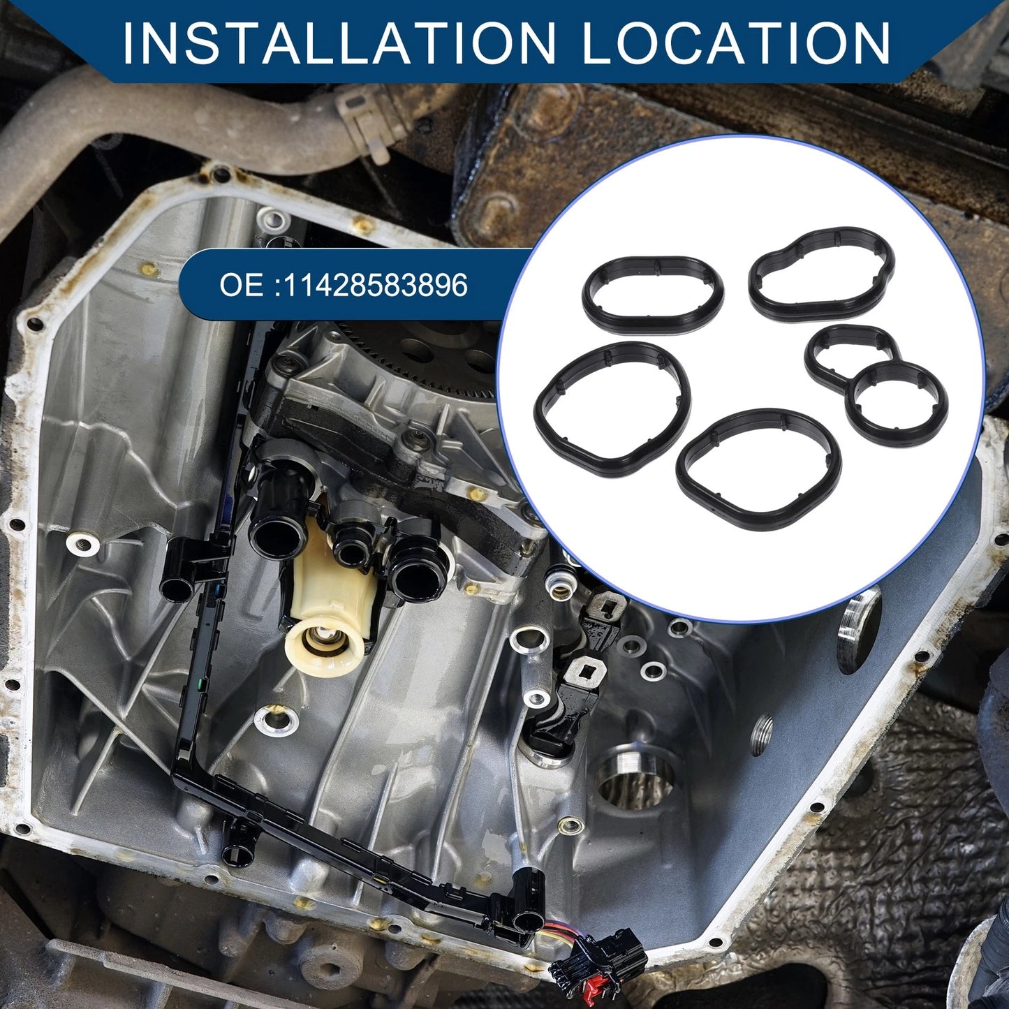 Engine Oil Filter Housing Gasket for BMW 440i (2017-2018)