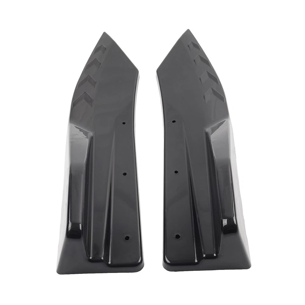 Blk Universal Rear Bumper Strip Lip Spoiler Diffuser Protector for Car