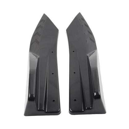 Blk Universal Rear Bumper Strip Lip Spoiler Diffuser Protector for Car